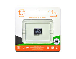 Карта памяти microSDHC, 64Gb, Class10 UHS-I, T&G, без адаптера (TG-64GBSDCL10-00)