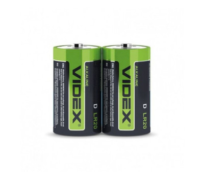 Батарейка D/ LR20, Videx щелочная 1 шт, 1.5V, Shrink Card (LR2O/ D 2pcs BLISTER CARD) Батарейка D/ LR20, Videx щелочная 1 шт, 1.5V, Shrink Card (LR2O/ D 2pcs BLISTER CARD)