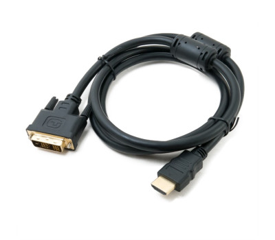 Кабель HDMI > DVI 1.5m, Extradigital, v2.0, 28 AWG, Gold, Nylon, Hi-Speed (KBH1684)