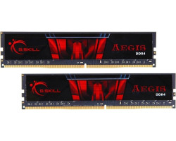 DDR4 8Gb x 2 (16Gb Kit) 2666 MHz, G.Skill Aegis, 19-19-19-43, 1.2V (F4-2666C19D-16GIS)