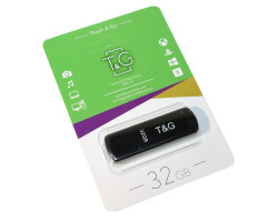 USB Flash Drive 32Gb T&G 011 Shorty series Black, TG011-32GBBK