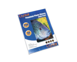 Фотобумага Crystal, глянцевая, 13x18, 200 г/ м2, 50 л (GL-1318-200-50)