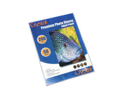 Фотобумага Crystal, глянцевая, 13x18, 200 г/ м2, 50 л (GL-1318-200-50)