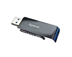 USB 3.0 Flash Drive 128Gb Apacer AH350 Black (AP128GAH350B-1)