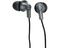 Наушники Panasonic RP-HJE118GU-K Black, Mini jack (3.5 мм), вкладыши, кабель 1,1 м