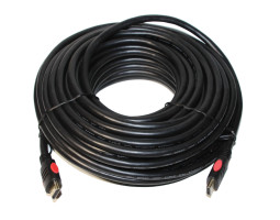 Кабель HDMI > HDMI 15.0m Tecro HD 15-00 V.1.4, позол. коннект., Кабель HDMI > HDMI 15.0m Tecro HD 15-00 V.1.4, позол. коннект.,
