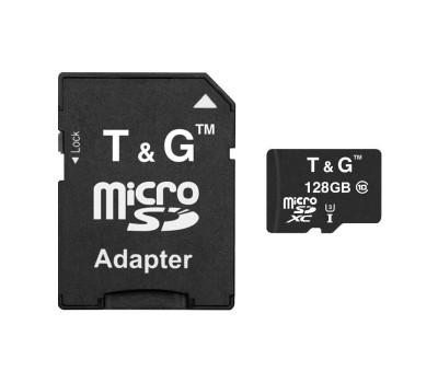 Карта памяти microSDHC, 128Gb, Class10 UHS-3, T&G, SD адаптер (TG-128GBSD10U3-01) Карта памяти microSDHC, 128Gb, Class10 UHS-3, T&G, SD адаптер (TG-128GBSD10U3-01)