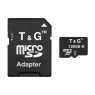 Карта памяти microSDHC, 128Gb, Class10 UHS-3, T&G, SD адаптер (TG-128GBSD10U3-01)