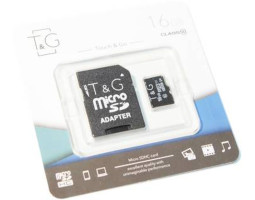 Карта памяти microSDHC, 16Gb, Class10 UHS-I, T&G, SD адаптер (TG-16GBSD10U1-01) Карта памяти microSDHC, 16Gb, Class10 UHS-I, T&G, SD адаптер (TG-16GBSD10U1-01)