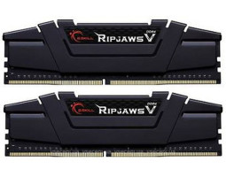 DDR4 16Gb x 2 (32Gb Kit), 3200 MHz, G.Skill Ripjaws V, Black, (F4-3200C16D-32GVK)