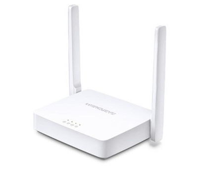 Роутер Mercusys MW301R Wi-Fi 802.11 b/ g/ n, 300Mb, 3 LAN 10/ 100Mb, режим точки доступа, быстрая настр