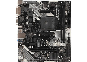 Мат.плата AM4 (B450) AsRock B450M-HDV R4.0, B450, 2xDDR4, Int.Video(CPU), VGA/ DVI-D/ HDMI, mATX