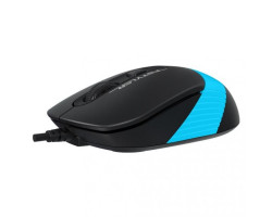 Мышь A4Tech Fstyler FM10 1600dpi Black+Blue, USB