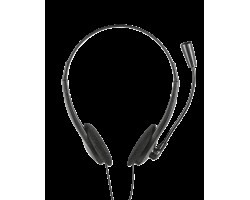 Наушники Trust Primo headset (21665) Black, накладные, mini jack 3,5 мм, кабель 1.8м, с микрофоном