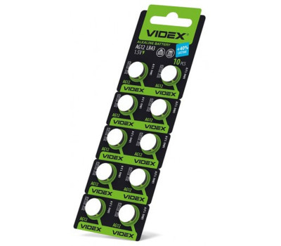 Батарейка LR43/ AG12, Videx Blister, за 1шт. Батарейка LR43/ AG12, Videx Blister, за 1шт.
