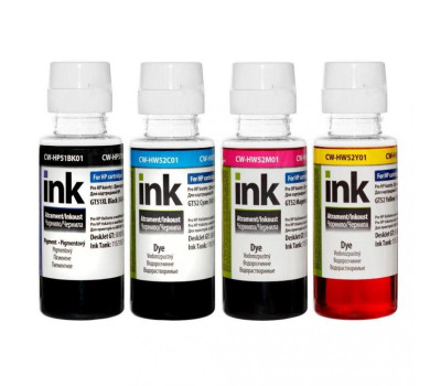 Комплект чернил ColorWay HP Ink Tank 115/ 315/ 415, BK/ C/ M/ Y, 4x100 мл (CW-HP51/ HW52SET01) Комплект чернил ColorWay HP Ink Tank 115/ 315/ 415, BK/ C/ M/ Y, 4x100 мл (CW-HP51/ HW52SET01)