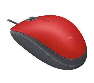 Мышь Logitech M110 (910-005489) Silent Red, Optical, USB, 1000 dpi