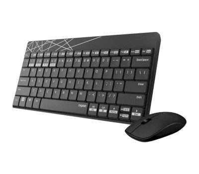 Комплект Rapoo 8000M Black, Optical, Bluetooth