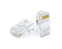 Коннектор RJ-45 8P8C, кат.6, 23-24 AWG (0,57-0,50мм) (14373)