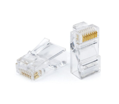 Коннектор RJ-45 8P8C, кат.6, 23-24 AWG (0,57-0,50мм) (14373)