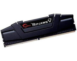 DDR4 16Gb, 3200 MHz, G.Skill Ripjaws V, Black, 16-18-18-38, 1.35V, с рад. (F4-3200C16S-16GVK)