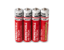 Батарейка R03 (AAA) Energycell Hi-tech солевая, 1.5V, Shrink (EN24HT-S4) Батарейка R03 (AAA) Energycell Hi-tech солевая, 1.5V, Shrink (EN24HT-S4)