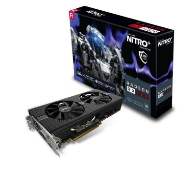 Radeon RX 580 OC, Sapphire, NITRO+, 4Gb DDR5, 256-bit, DVI/ 2xHDMI/ 2xDP, (11265-07-20G) Б/ У