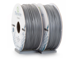ABS пластик Plexiwire для 3D принтера 1.75мм серебро (400м /  1кг)-foto2