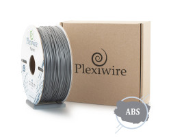 ABS пластик Plexiwire для 3D принтера 1.75мм серебро (400м /  1кг)-foto3