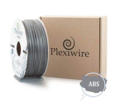 ABS пластик Plexiwire для 3D принтера 1.75мм серебро (400м /  1кг)