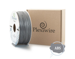 ABS пластик Plexiwire для 3D принтера 1.75мм серебро (400м / 1кг)-foto3