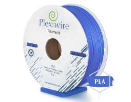 PLA пластик Plexiwire для 3D принтера 1.75мм синий (400м /  1.185кг)