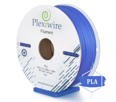 PLA пластик Plexiwire для 3D принтера 1.75мм синий (400м /  1.185кг)