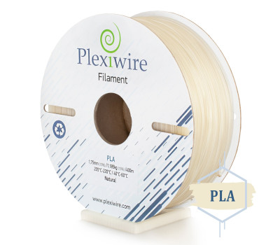 PLA пластик Plexiwire для 3D принтера 1.75мм натуральный (400м /  1.185кг)