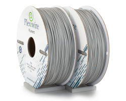 PLA пластик Plexiwire для 3D принтера 1.75мм серый (400м /  1.185кг)-foto2