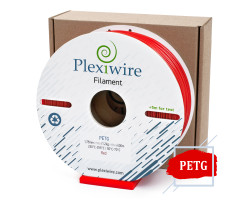 PETG пластик Plexiwire для 3D принтера красный 1,75мм (400м /  1,2кг)-foto2