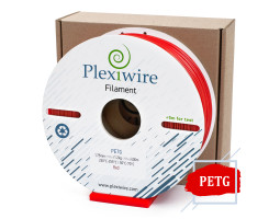 PETG пластик Plexiwire для 3D принтера красный 1,75мм (400м /  1,2кг)-foto2