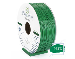 PETG пластик Plexiwire для 3D принтера зеленый 1,75мм (400м /  1,2кг)