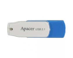 USB 3.1 Flash Drive 64Gb Apacer AH357, Blue/ White (AP64GAH357U-1)