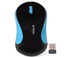 Мышь A4Tech G3-270N Black+Blue, USB V-TRACK, Wireless, 1000dp