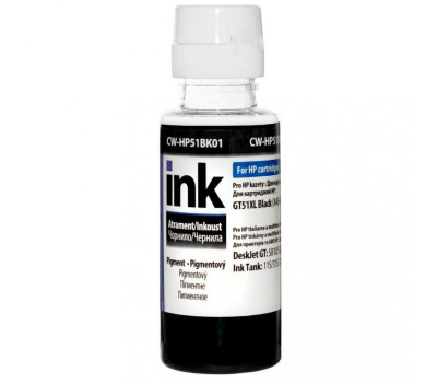 Чернила ColorWay HP Ink Tank 115/ 315/ 415, Black Pigment, 100 мл (HP51BK)