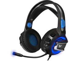 Наушники Crown CMGH-3001 Black/ Blue, с микрофоном Наушники Crown CMGH-3001 Black/ Blue, с микрофоном