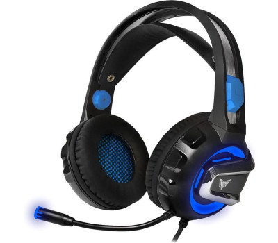 Наушники Crown CMGH-3001 Black/ Blue, с микрофоном Наушники Crown CMGH-3001 Black/ Blue, с микрофоном