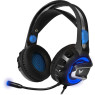 Наушники Crown CMGH-3001 Black/ Blue, с микрофоном