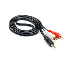 Кабель аудио DC3.5 > 2RCA, mini-jack(M) > 2тюльпана (M), Atcom, 0.8m, пакет (10810) Кабель аудио DC3.5 > 2RCA, mini-jack(M) > 2тюльпана (M), Atcom, 0.8m, пакет (10810)