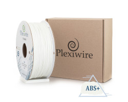 ABS+ пластик Plexiwire для 3D принтера 1.75мм белый (400м /  1кг)