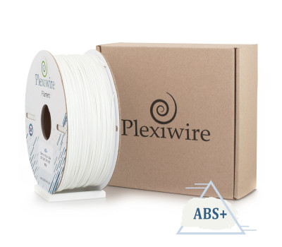 ABS+ пластик Plexiwire для 3D принтера 1.75мм белый (400м /  1кг)