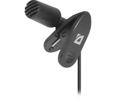 Микрофон Defender MIC-109 Black, на прищепке
