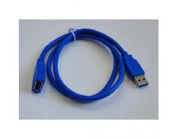 Кабель удлинитель USB 3.0 - 3.0m AM/ AF Atcom, синий (6149) Кабель удлинитель USB 3.0 - 3.0m AM/ AF Atcom, синий (6149)