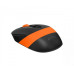 Мышь A4Tech Fstyler FG10S 2000dpi Black+Orange, USB, Wireless, бесшумная (FG10S Orange)